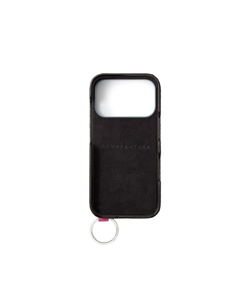 iPhone 17 Pro)ハンドル付き バックカバーケース シュリンクレザー