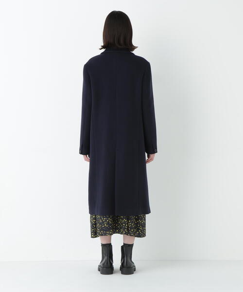 ◇ウールモッサダブルチェスターコート（チェスターコート）｜human