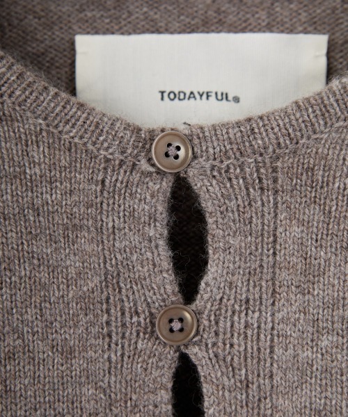【最終値下げ】todayful カーディガン グレー TODAYFUL（トゥデイフル）の「【TODAYFUL / トゥデイフル】Brashed