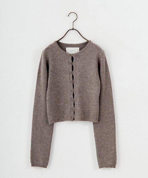 TODAYFUL/トゥデイフル] カシミヤ コンパクト カーディガン