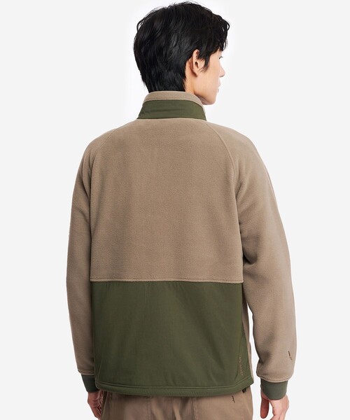 AIGLE(エーグル)の「olartec Thermal Pro ポーラーテック フリースブルゾン(ブルゾン・メンズ・モスグリーン/ダークネイビー・S/M/L)」の8枚目の写真