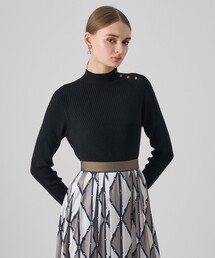 ANAYI（アナイ）の「ミックスラメパフスリーブVネック