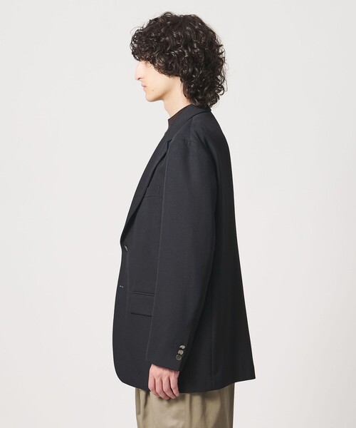 District（ディストリクト）の「＜District＞ギャバジン リラックス シングル 2ボタンブレザー（テーラードジャケット・メンズ・ネイビー・S/M/L）」の5枚目の写真