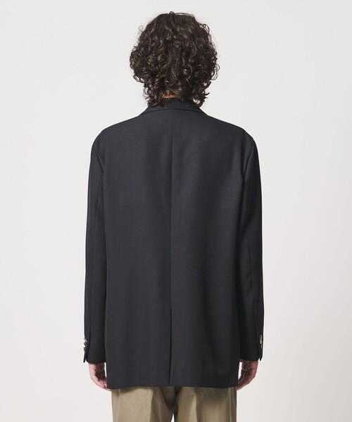 District（ディストリクト）の「＜District＞ギャバジン リラックス シングル 2ボタンブレザー（テーラードジャケット・メンズ・ネイビー・S/M/L）」の6枚目の写真