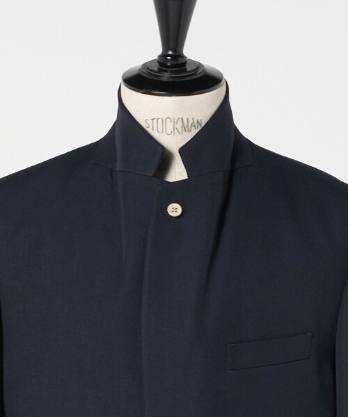 District（ディストリクト）の「＜District＞ギャバジン リラックス シングル 2ボタンブレザー（テーラードジャケット・メンズ・ネイビー・S/M/L）」の13枚目の写真