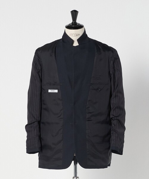 District（ディストリクト）の「＜District＞ギャバジン リラックス シングル 2ボタンブレザー（テーラードジャケット・メンズ・ネイビー・S/M/L）」の17枚目の写真