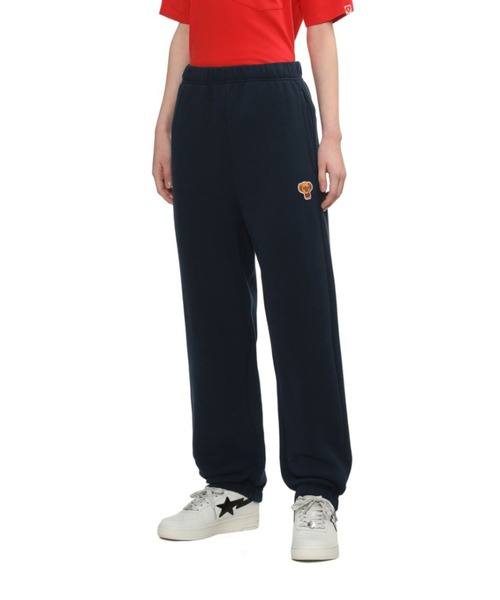 A BATHING APE(アベイシングエイプ)の「BABY CORE SWEAT PANTS #1(スウェットパンツ・レディース・ネイビー/ブラウン・X-SMALL/SMALL)」の5枚目の写真