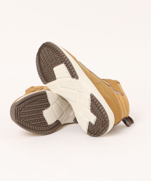 MAD FOOT（マッドフット）の「MADFOOT! マッドフット キッズ ブーツスニーカー【耐水/幅広3E】スノトレ ハイカット ウィンターシューズ 252003（スニーカー・キッズ・キャメル/グリーン系その他/ブラック×ブラック・24.0cm/23.0cm/21.0cm/20.0cm/22.0cm）」の5枚目の写真