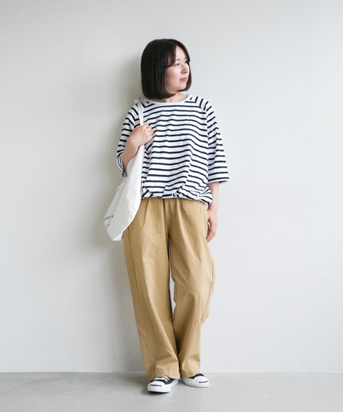 solamonat poche(ソラモナポッシェ)の「馬布イージーパンツ(その他パンツ・レディース・ブラック/チャコールグレー/オフホワイト/ライトベージュ/カーキ/ベージュ/ピンク/ブラウン・3/2/1)」の22枚目の写真
