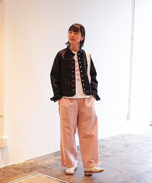 solamonat poche(ソラモナポッシェ)の「馬布イージーパンツ(その他パンツ・レディース・ブラック/チャコールグレー/オフホワイト/ライトベージュ/カーキ/ベージュ/ピンク/ブラウン・3/2/1)」の9枚目の写真