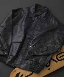 SAVIER（サビアー）の「【SAVIER：サビアー】オーバーサイズ フェイクレザー A-2型 フライトブルゾン（ブルゾン）」