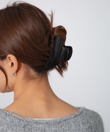 Peony（ピオニー）の「【Peony/ピオニー】/アクリル　艶バンスクリップ（バレッタ/ヘアクリップ）」