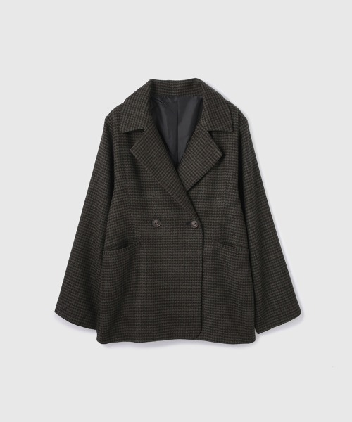 VICKY(ビッキー)の「ツィーディチェックWボタンジャコット(その他アウター・レディース・ブラック系その他/ベージュ系その他・M)」の13枚目の写真