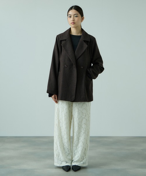 VICKY(ビッキー)の「ツィーディチェックWボタンジャコット(その他アウター・レディース・ブラック系その他/ベージュ系その他・M)」の19枚目の写真