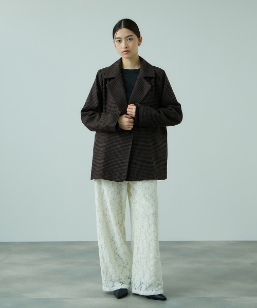 VICKY(ビッキー)の「ツィーディチェックWボタンジャコット(その他アウター・レディース・ブラック系その他/ベージュ系その他・M)」の20枚目の写真