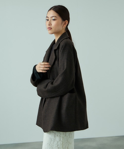 VICKY(ビッキー)の「ツィーディチェックWボタンジャコット(その他アウター・レディース・ブラック系その他/ベージュ系その他・M)」の16枚目の写真