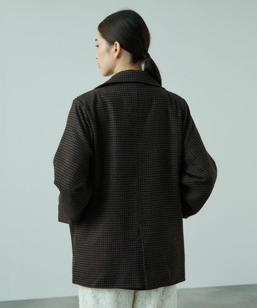 VICKY(ビッキー)の「ツィーディチェックWボタンジャコット(その他アウター・レディース・ブラック系その他/ベージュ系その他・M)」の17枚目の写真