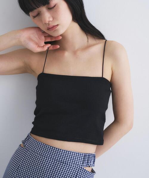 CODE A(コードエー)の「【Re】bandeau bra top(チューブトップ・レディース・ブラック/ホワイト・00)」の1枚目の写真