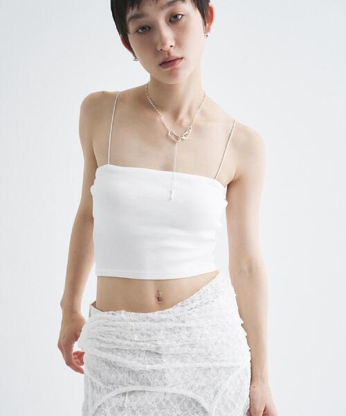 CODE A(コードエー)の「【Re】bandeau bra top(チューブトップ・レディース・ブラック/ホワイト・00)」の4枚目の写真