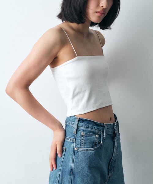 CODE A(コードエー)の「【Re】bandeau bra top(チューブトップ・レディース・ブラック/ホワイト・00)」の10枚目の写真