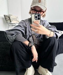 CFT.（シフト）の「ナイロンステッチクロップドプルオーバー（シャツ/ブラウス）」