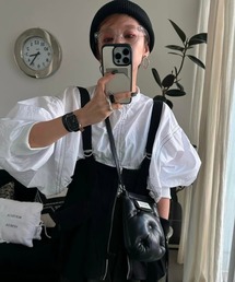 CFT. | ナイロンステッチクロップドプルオーバー(シャツ/ブラウス)