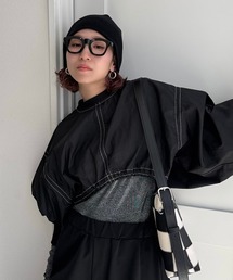 CFT.（シフト）の「ナイロンステッチクロップドプルオーバー（シャツ/ブラウス）」