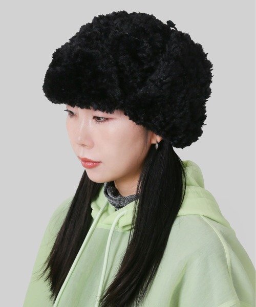 CONTROL FREAK（コントロールフリーク）の「CONTROL FREAK / CTFK（コントロールフリーク/シーティーエフケー）フェイクボアフライトキャップ（ニットキャップ/ビーニー・レディース・ブラック/ボルドー/ベージュ・FREE）」の10枚目の写真