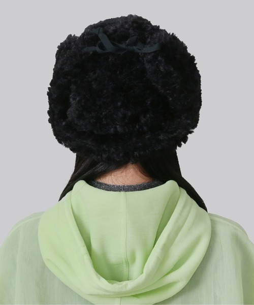 CONTROL FREAK（コントロールフリーク）の「CONTROL FREAK / CTFK（コントロールフリーク/シーティーエフケー）フェイクボアフライトキャップ（ニットキャップ/ビーニー・レディース・ブラック/ボルドー/ベージュ・FREE）」の12枚目の写真