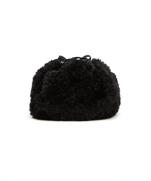 CONTROL FREAK（コントロールフリーク）の「CONTROL FREAK / CTFK（コントロールフリーク/シーティーエフケー）フェイクボアフライトキャップ（ニットキャップ/ビーニー・レディース・ブラック/ボルドー/ベージュ・FREE）」の18枚目の写真