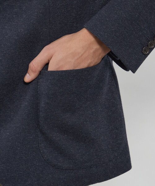 MACKINTOSH LONDON(マッキントッシュ ロンドン)の「【WEB・一部店舗限定】【FLEX JERSEY】コットンウールジャージージャケット(テーラードジャケット・メンズ・ダークネイビー/ブラウン系その他6・38/40/42)」の9枚目の写真