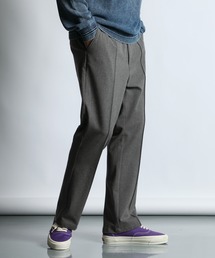 The DUFFER of ST.GEORGE | HEAT EFFECT 2WAY STRETCH CENTER CREASE PANTS： 360°伸縮 ハイテンションストレッチ センタークリース ピンタックパンツ(スラックス)