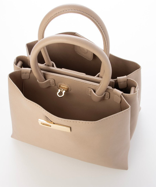 cache cache(カシュ カシュ)の「カシュカシュ cachecache / 三層2wayトートバッグ(トートバッグ・レディース・ブラック/ベージュ/イエロー・FREE)」の20枚目の写真