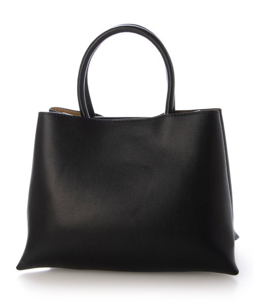 cache cache(カシュ カシュ)の「カシュカシュ cachecache / 三層2wayトートバッグ(トートバッグ・レディース・ブラック/ベージュ/イエロー・FREE)」の8枚目の写真