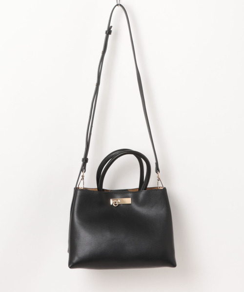 cache cache(カシュ カシュ)の「カシュカシュ cachecache / 三層2wayトートバッグ(トートバッグ・レディース・ブラック/ベージュ/イエロー・FREE)」の12枚目の写真