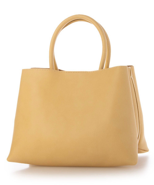 cache cache(カシュ カシュ)の「カシュカシュ cachecache / 三層2wayトートバッグ(トートバッグ・レディース・ブラック/ベージュ/イエロー・FREE)」の15枚目の写真