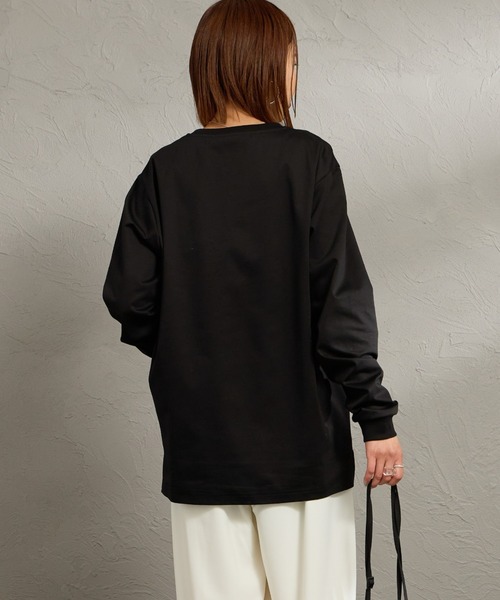 TATRAS/タトラス] SICADO ワンポイントロゴ ロングスリーブTシャツ（T