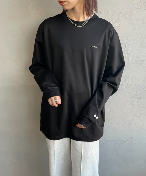 TATRAS/タトラス] SICADO ワンポイントロゴ ロングスリーブTシャツ（T