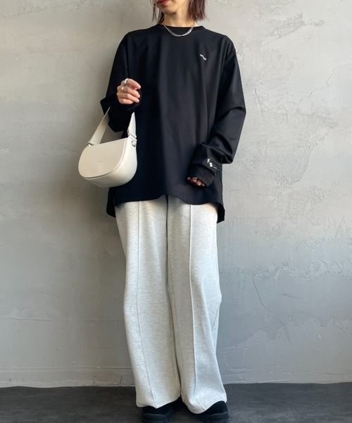 TATRAS/タトラス] SICADO ワンポイントロゴ ロングスリーブTシャツ（T