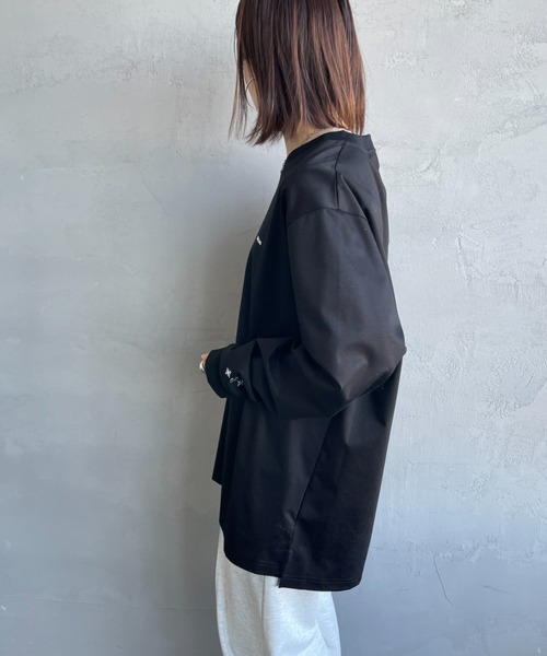 TATRAS/タトラス] SICADO ワンポイントロゴ ロングスリーブTシャツ（T