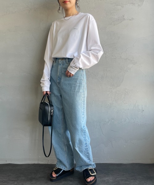 TATRAS（タトラス）の「[TATRAS/タトラス] SICADO ワンポイントロゴ ロングスリーブTシャツ（Tシャツ/カットソー・レディース・ブラック/ホワイト・1/2/3/4）」の11枚目の写真