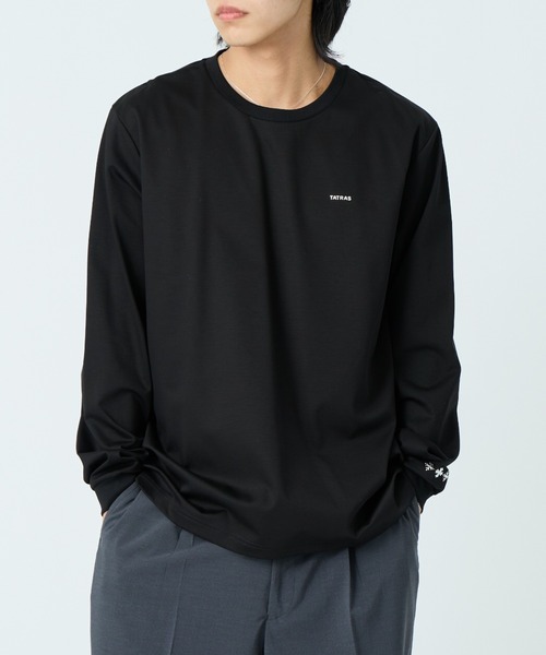 TATRAS/タトラス] SICADO ワンポイントロゴ ロングスリーブTシャツ（T