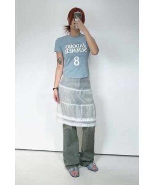 PARTIMENTO WOMEN(パルティメントウィメン)の「クラシックフレアジン_サンド(デニムパンツ・レディース・その他・SMALL/MEDIUM)」の3枚目の写真