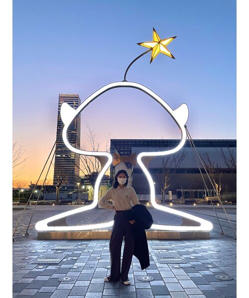 NICK&NICOLE（ニックアンドニコール）の「NICOLE HALF ZIP UP KNIT_LIGHT BEIGE（ニット/セーター・レディース・その他・FREE）」の5枚目の写真