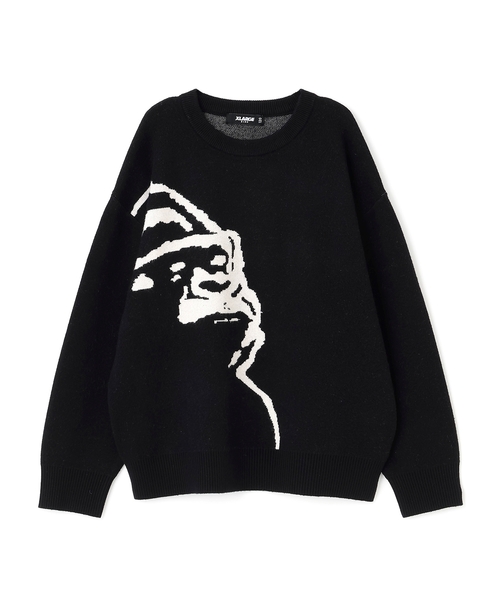 XLARGE KIDS（エクストララージキッズ）の「OGフェイスニットプルオーバー（ニット/セーター・キッズ・トップグレー/ブラック・100cm/140cm/110cm/130cm/120cm）」の10枚目の写真