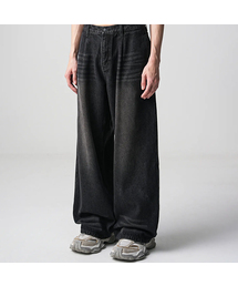 AVANDRESS（アバンドレス ）の「Coinlet Wide Denim Pants BLACK（デニムパンツ）」