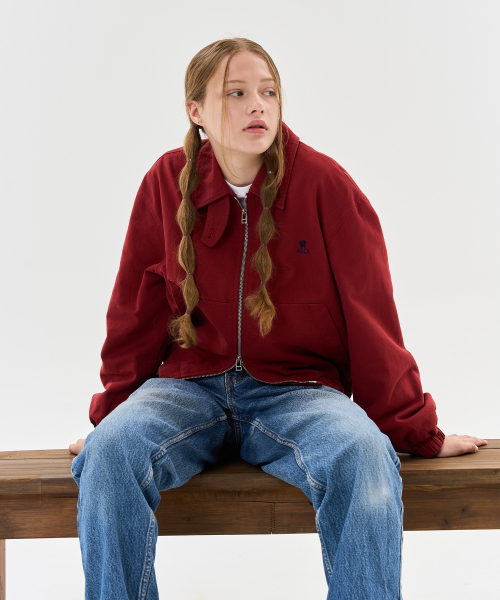 AECA(エイカ)の「AECA WASHED CLOVER BAYPORT JACKET-BURGUNDY(ナイロンジャケット・レディース・その他・LARGE/MEDIUM/SMALL)」の2枚目の写真