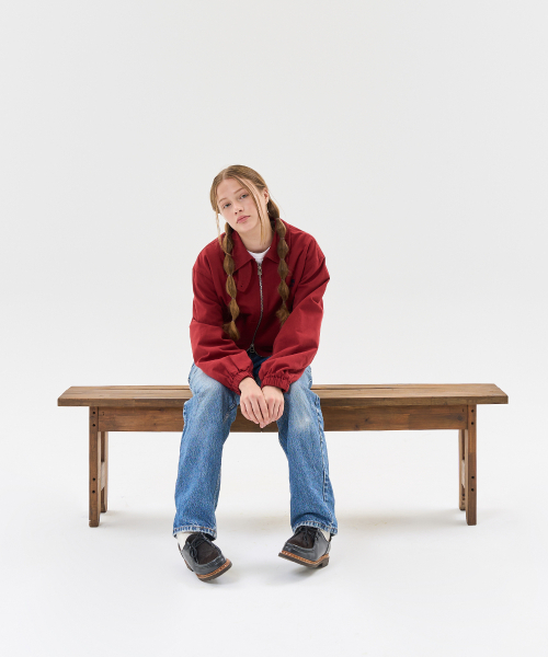 AECA(エイカ)の「AECA WASHED CLOVER BAYPORT JACKET-BURGUNDY(ナイロンジャケット・レディース・その他・LARGE/MEDIUM/SMALL)」の3枚目の写真