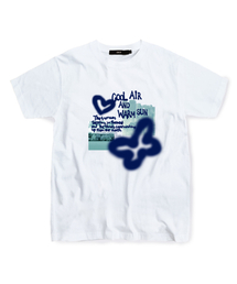 ブルーエスケープシティTシャツホワイト