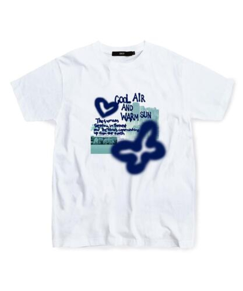 ESCAPEFROM(エスケープフロム)の「ブルーエスケープシティTシャツホワイト(Tシャツ/カットソー・レディース・その他・SMALL/MEDIUM/LARGE)」の2枚目の写真